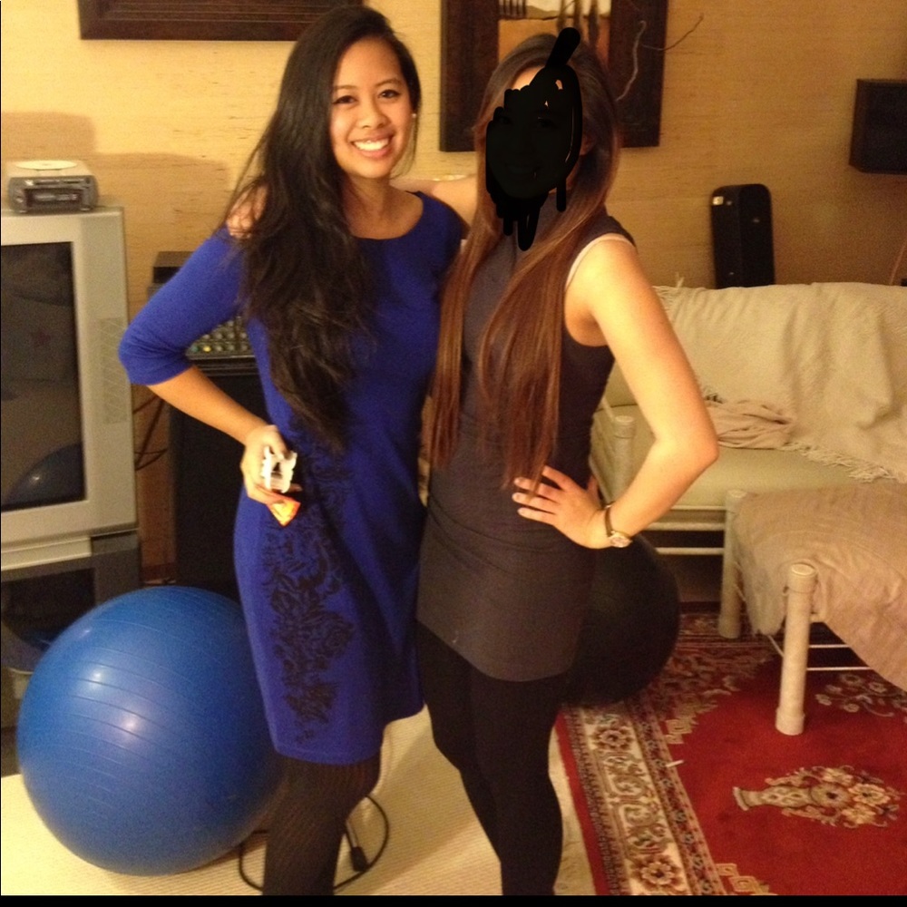 Blue dress
